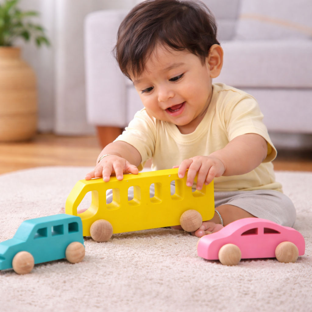 Wooden Vehicle Set